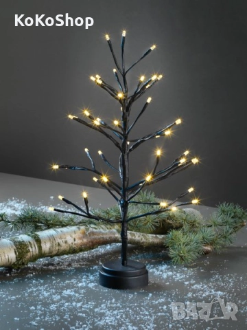 Светещо дръвче-45 см./коледно дръвче с LED светлини