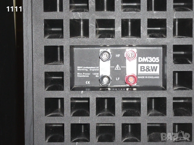 B&W DM 305, снимка 10 - Ресийвъри, усилватели, смесителни пултове - 53632881