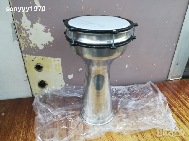 ГОЛЯМА ИНОКСОВА ТАРАМБУКА 41Х24СМ 2508250718, снимка 3 - Ударни инструменти - 51479081