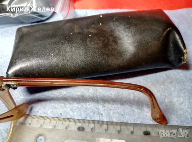 СТАРИ РЕТРО ОЧИЛА ДИОПТРИЧНИ с МАРКИРАНА БАКЕЛИТЕНА РАМКА и РЕТРО КАЛЪФ 26599, снимка 8 - Колекции - 47541380