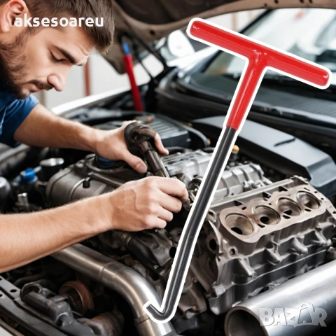  2 бр. издръжлива кука с Т-образна дръжка инструмент за издърпване на пружини за ауспуси спирачки, снимка 18 - Други инструменти - 53873691