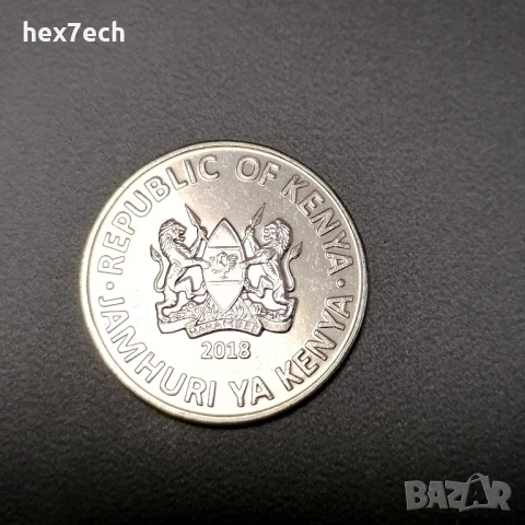 ❤️ ⭐ Кения 2018 1 шилинг ⭐ ❤️, снимка 2 - Нумизматика и бонистика - 40006740