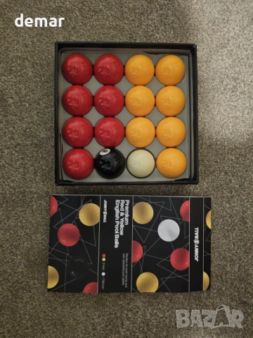 ВИСОКОКАЧЕСТВЕНИ 50,8 мм английски билярдни топки + 1 7/8-инчова билярдна топка, снимка 5 - Други спортове - 53656971