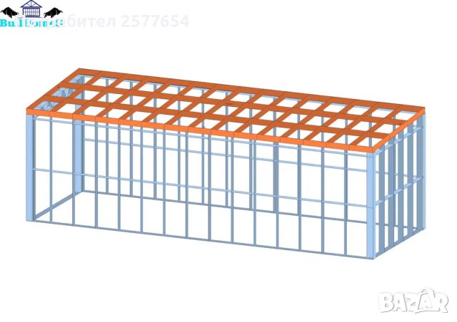 Конструкция за Гараж,Паркинг-25,8м², снимка 3 - Строителни материали - 44177610