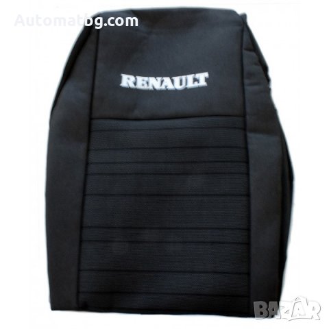  Калъфи за седалки Automat, За камиони Рено, 2 части,Черни 