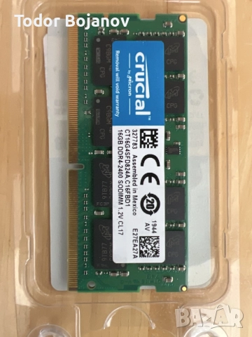Crucial DDR4 RAM памет за лаптоп – 16GB + 8GB + 4GB, снимка 4 - RAM памет - 56162323