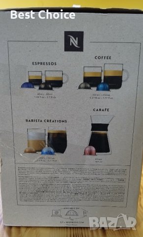 Кафемашина с капсули Nespresso Vertuo Next Krups, снимка 2 - Кафемашини - 40934621