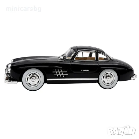 Метални колички: Mercedes-Benz 300 SL Gullwing 1:24 с пушек, светлини и зву, снимка 3 - Колекции - 47003242