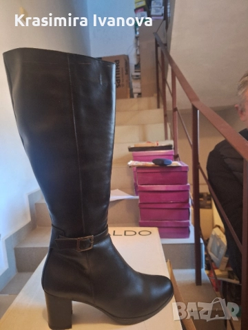 нови ботуши на Габина Варна естествена кожа 