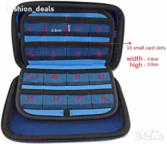 Нов Преносим твърд калъф за SD карта, твърд диск, Power Bank, USB устройство, снимка 2 - Друга електроника - 36375864