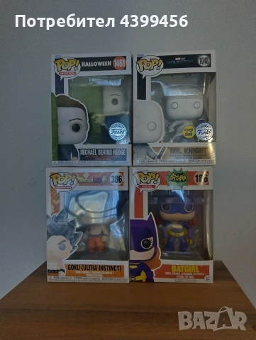 Funko Pop Марвел, DC, Аниме