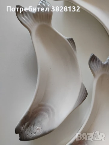 ретро порцеланов сервиз за риба, снимка 10 - Други ценни предмети - 51283656