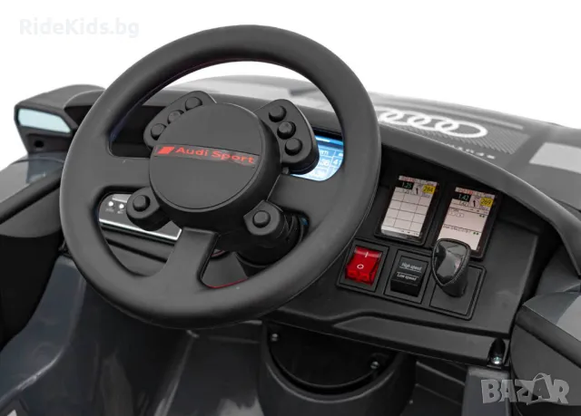 Audi RSQ E-TRON 12V – Детска акумулаторна кола, Сива, EVA гуми, снимка 15 - Детски велосипеди, триколки и коли - 50427886