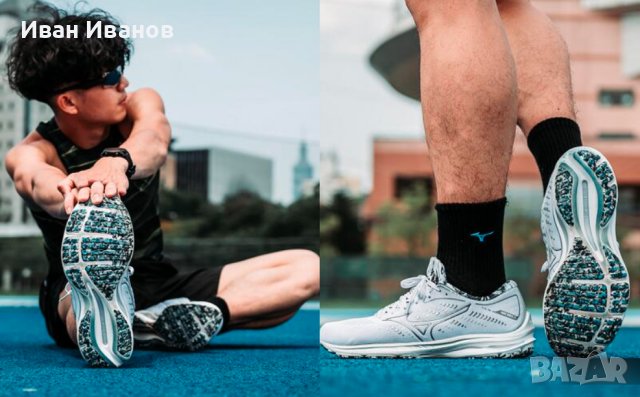 маратонки Mizuno Wave Rider 25 SP номер 46, снимка 6 - Маратонки - 40621974