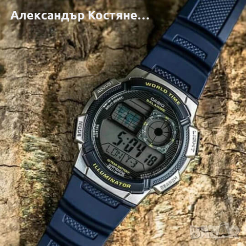 Мъжки часовник Casio AE-1000W-2AV, снимка 6 - Мъжки - 44712535