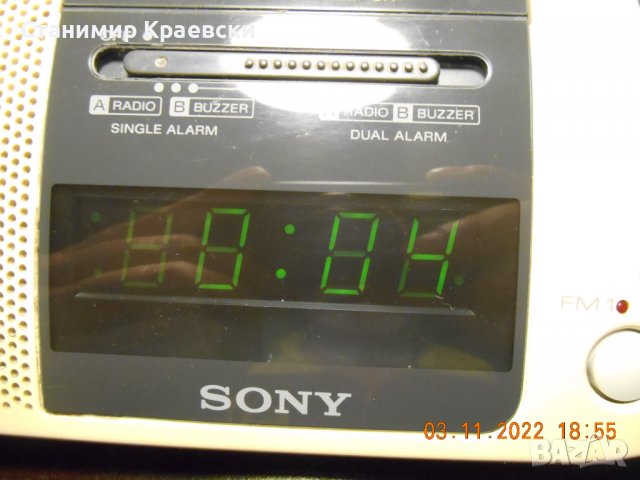 Sony ICF - C730 radio clock alarm 1989, снимка 3 - Други - 39023580