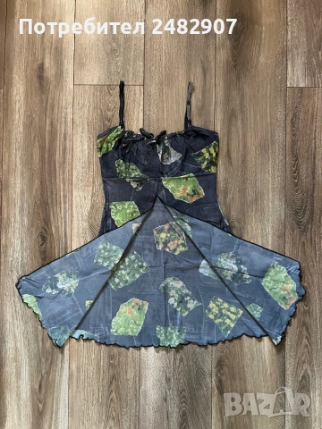 Ефектен дамски потник - тюл, снимка 4 - Корсети, бюстиета, топове - 53403101