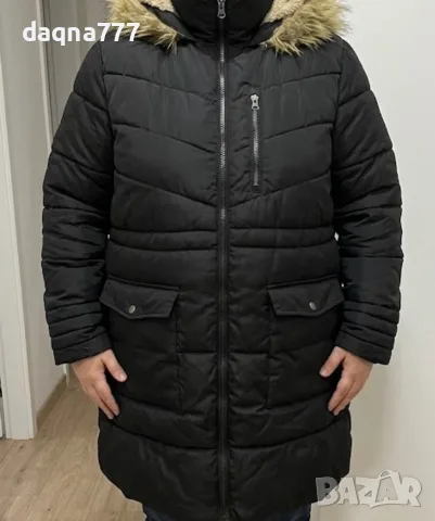 Яке черно зимно макси