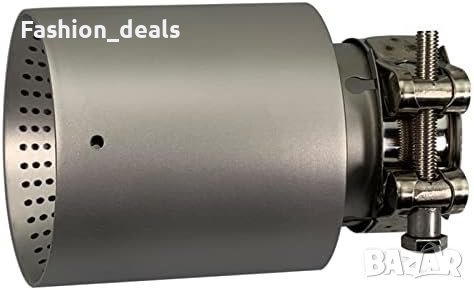 Нов 63 мм накрайници на ауспуха Шумозаглушител от неръждаема стомана/Кола, снимка 5 - Части - 41501895