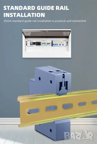 Taxnele KWS-303WF Tuya WiFi AC монитор 40A DIN шина, снимка 7 - Друга електроника - 55965712