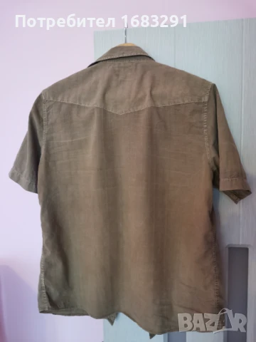 Нова риза LEVIS в кафяв цвят, снимка 2 - Ризи - 51319541