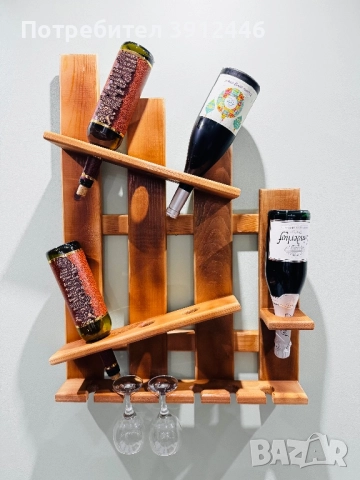 Стойка за вино, снимка 9 - Етажерки - 52711623