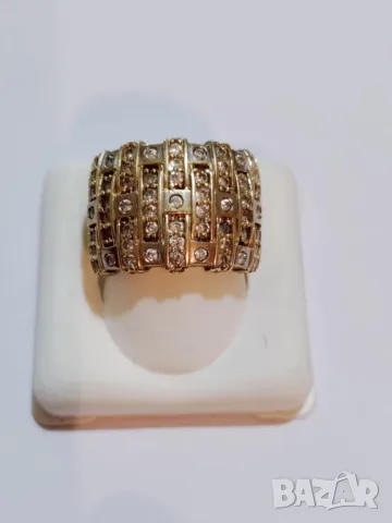 Златен пръстен 50416, снимка 1