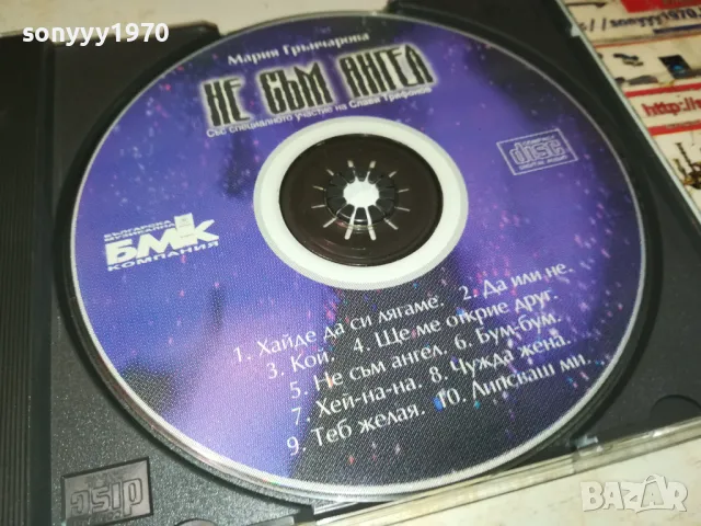 заявен-МАРИЯ ГРЪНЧАРОВА ЦД 1804250728, снимка 2 - CD дискове - 49937632