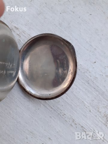 Часовник сребърен джобен с позлата - Работи, снимка 4 - Антикварни и старинни предмети - 35881593