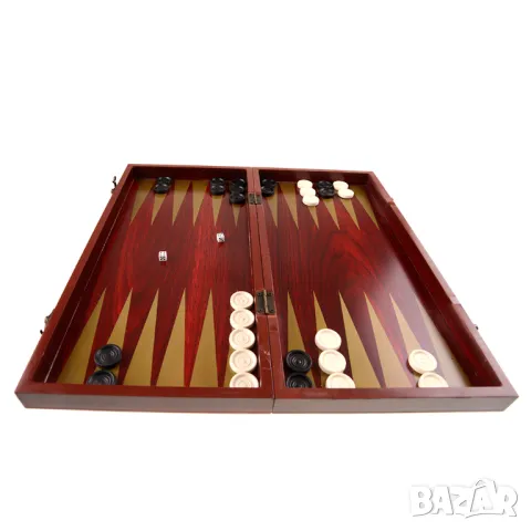 Луксозна Дъска за шах, дъска за табла, голяма, дървена шахматна дъска за табла и дама, Шахмат, Игра, снимка 5 - Шах и табла - 48169328