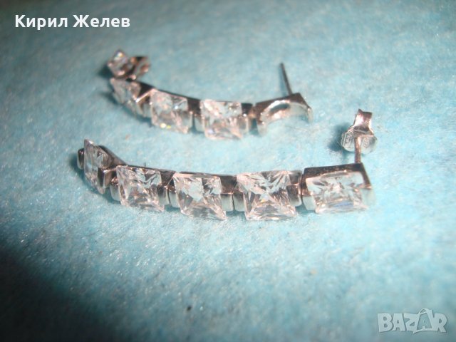 СРЕБЪРНИ КРИСТАЛНИ БЕЛ ЕПОК СТИЛ ВИНТИДЖ СКЪПОЦЕННИ ОБЕЦИ 25654, снимка 16 - Антикварни и старинни предмети - 35736280