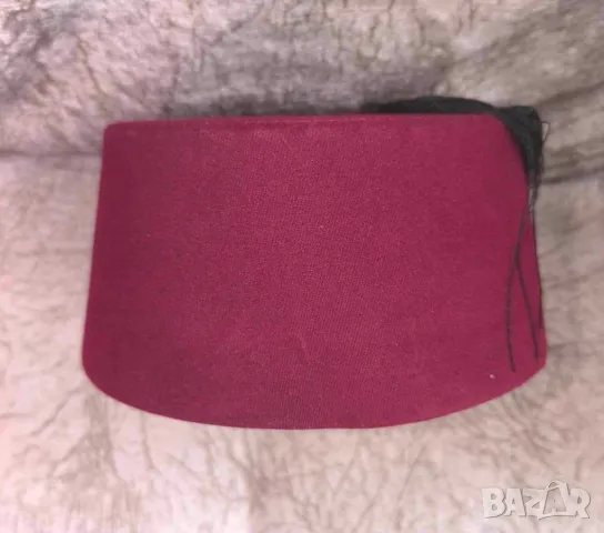 турски фес във вишнав цвят, снимка 1