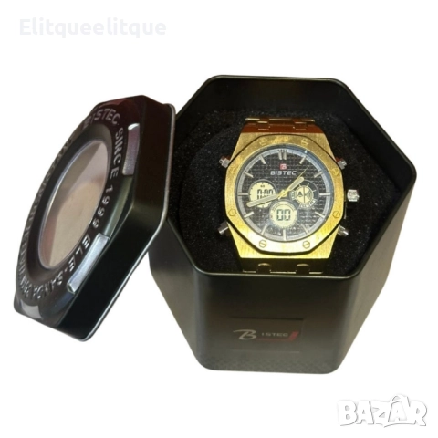 Луксозен мъжки часовник BISTEC, снимка 4 - Мъжки - 52274715