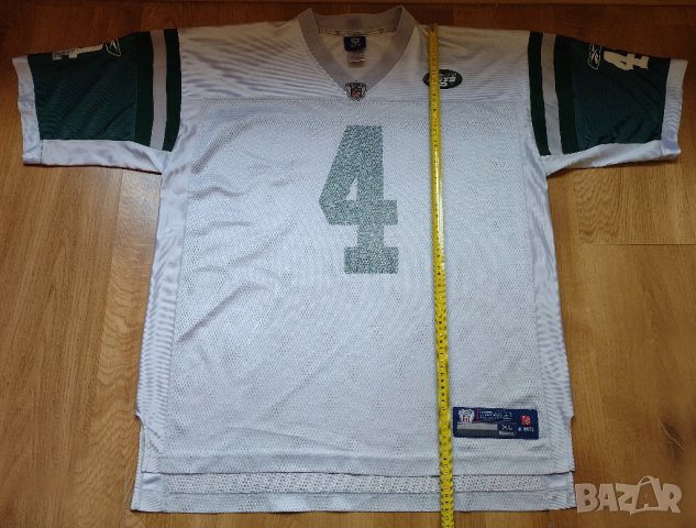 NFL Jursey / New York JETS , #4 Brett Favre , Reebok , снимка 12 - Спортни дрехи, екипи - 42674808