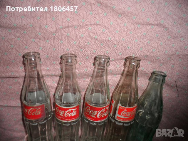 5 броя  бутилки КОКА - КОЛА , снимка 4 - Антикварни и старинни предмети - 42167281