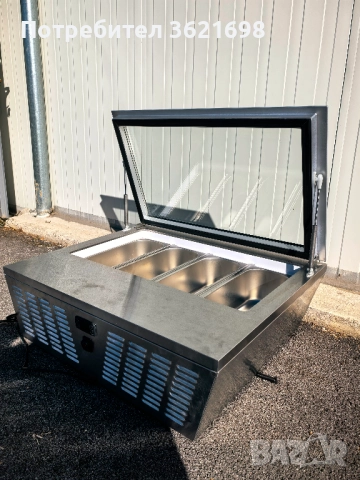 Хладилна витрина за сладолед 4 съда, DW-67, снимка 2 - Хладилни витрини и фризери - 52636456