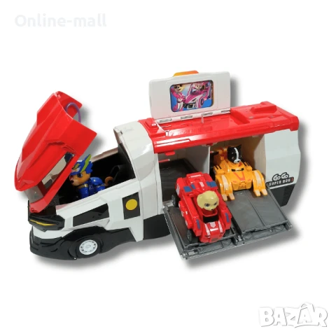 Пес Патрул Камион Елитни Кученца – 44см с Ефекти и Коли, снимка 4 - Коли, камиони, мотори, писти - 51211380