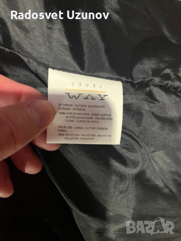 Рокерско яке естествена кожа, снимка 6 - Якета - 52860882