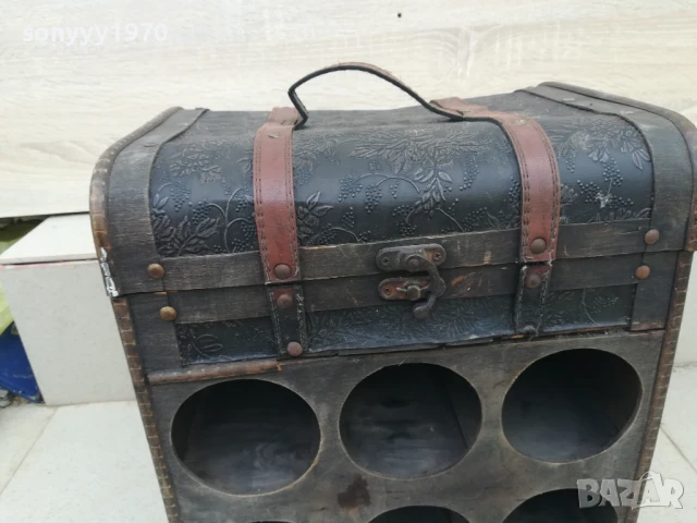 КУТИЯ ЗА ВИНО 0406250728LCHERY, снимка 6 - Антикварни и старинни предмети - 50542720