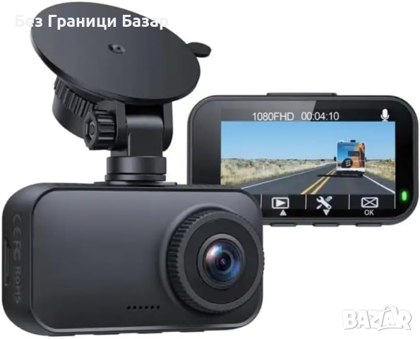 Нова 1080P HD Dash Cam Автомобилна Камера Нощно Виждане G-Сензор