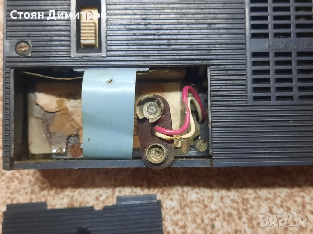 Ретро съветски радиоприемник Нейва-М, снимка 8 - Радиокасетофони, транзистори - 53350213