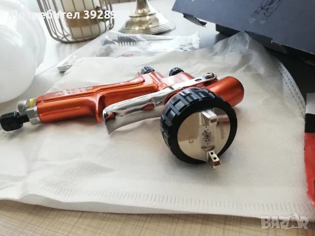 Професионален Бояджийски Пистолет NTools, снимка 3 - Автотенекеджийски и автобояджийски - 55710909