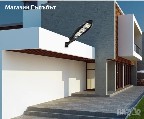 Соларна улична лампа със стойка и дистанционно управление / Модел 2; 48 W/ 800 lumens / 90 COB, снимка 5 - Соларни лампи - 56155141
