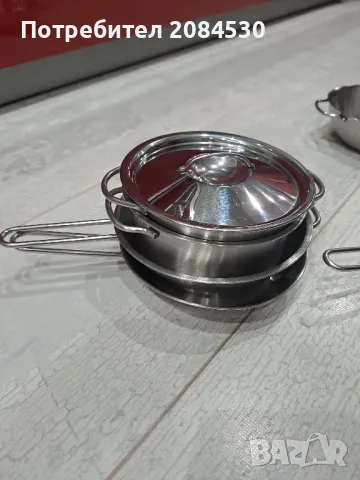 Детски комплект за готвене /неръждаема стомана/, снимка 16 - Образователни игри - 49266485