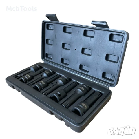 Комплект ударни битове 1/2” – SPLINE 8 части – HAWEK, снимка 3 - Други инструменти - 51210367