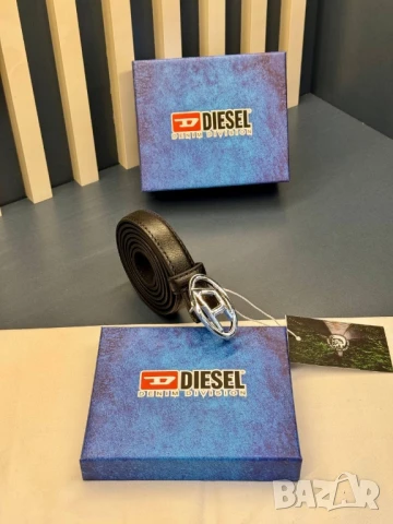 колани от естествена кожа в кутия diesel , снимка 3 - Колани - 50595465
