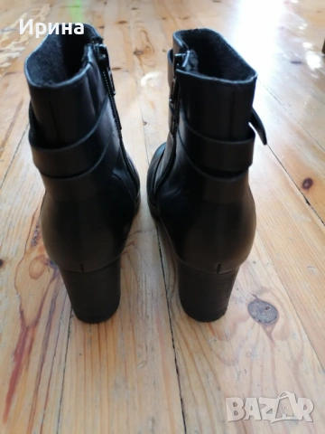 Черни боти от естествена кожа , номер 36, снимка 3 - Дамски боти - 53351663