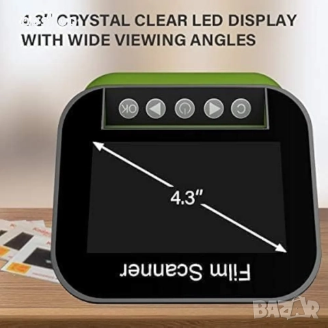Нов проверен скенер за диапозитиви и филми DIGITNOW с 4.3'' LCD екран, 22MP висока резолюция ..., снимка 3 - Друга електроника - 52805163