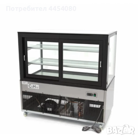Хладилна витрина за сладкиши – 500 л, снимка 4 - Хладилни витрини и фризери - 52933280
