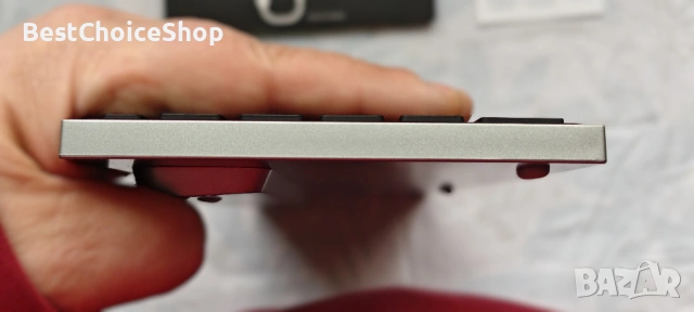 Безжична клавиатура, Bluetooth с тъчпад, съвместима с Windows, MacOS, iOS и Android, QWERTY - черна, снимка 6 - Клавиатури и мишки - 53200933